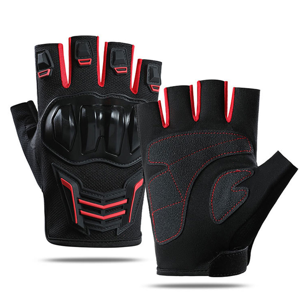 Cycling Gear Pas - Nefes motosiklet eldivenleri yaz yarım parmak