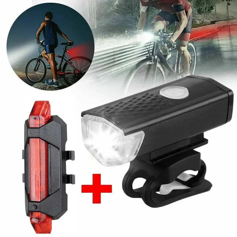 Cycling Gear Charging Station - MTB Bisiklet Ön Farları USB LED