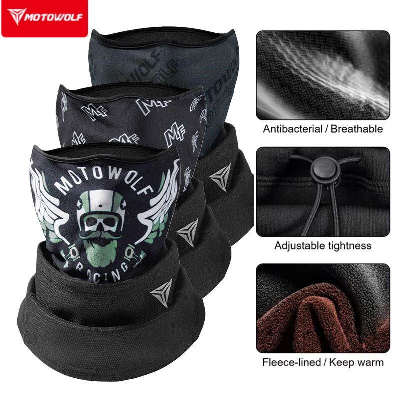 Cycling Gear Winter - Motowolf Kışlık Sıcak Taktiksel Balaklava Bisiklet