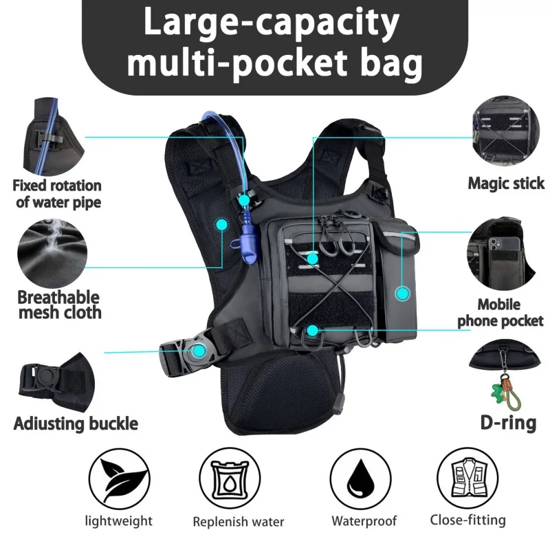 Cycling Gear Vest - ​ Yüksek Kaliteli Taktik Yelek Göğüs