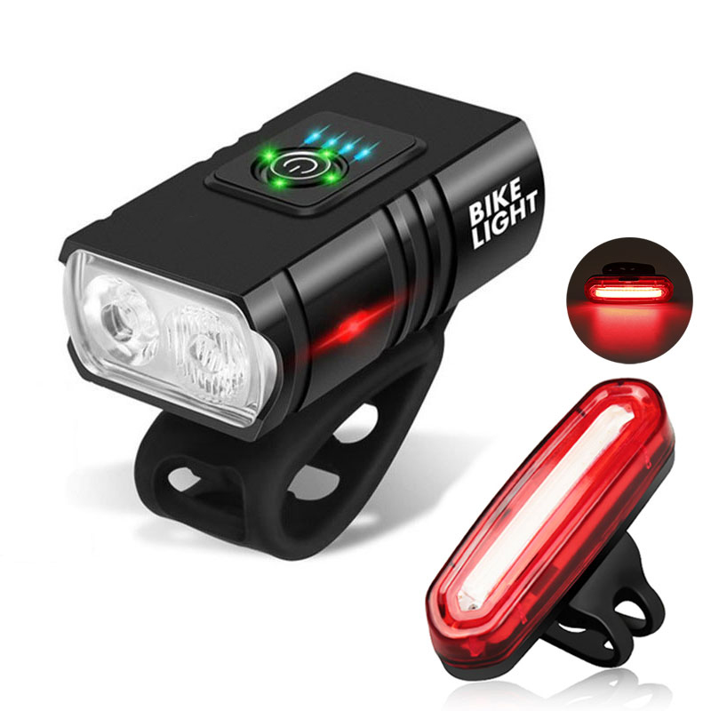 Cycling Gear Charging Station - 2'li Paket Bisiklet Lambaları Led Ön