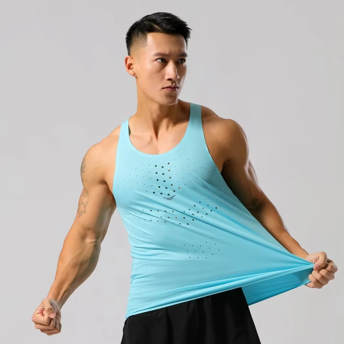 Cycling Gear Vest - Erkek Hafif Koşu Yelekleri Üstleri Maraton