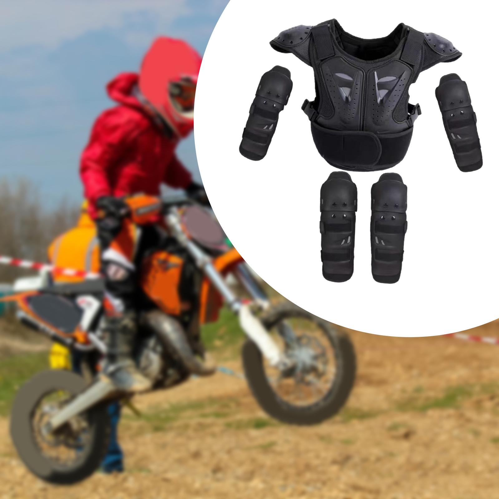 Cycling Safety Gear For Kids - Çocuklar için Motosiklet Koruyucu Tulumu Tam