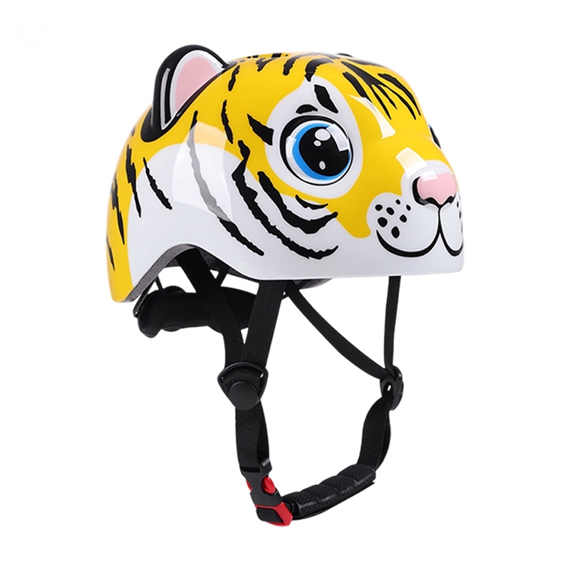 Cycling Safety Gear For Kids - Sevimli Kaplan Çocuk Bisiklet Kaskı CE