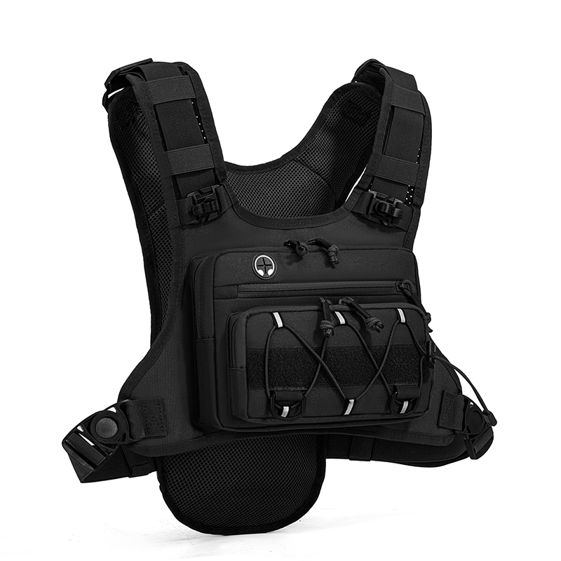 Cycling Gear Vest - Taktik Çanta Ön Göğüs Askılı Yelek