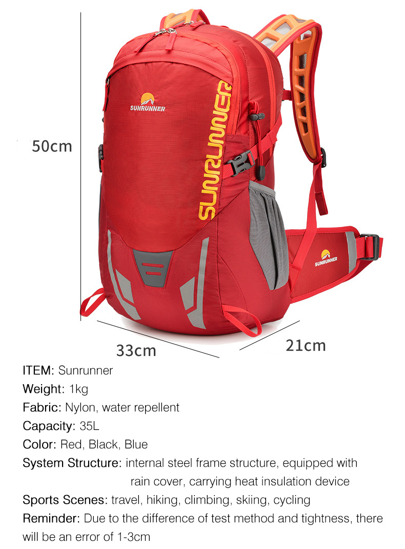 35L Yürüyüş Sırt Çantası Büyük - Cycling Gear Storage incelemesi ve fiyatı