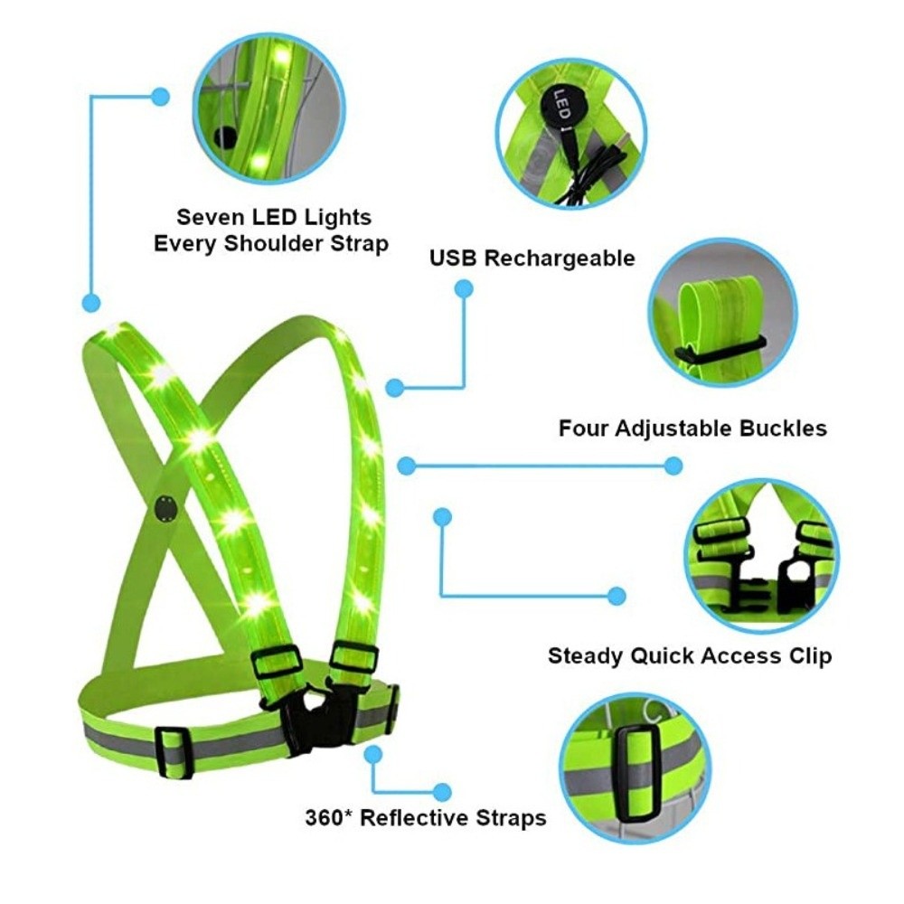 Yeni Polyester LED Güvenlik Ye - Cycling Gear Vest incelemesi ve fiyatı