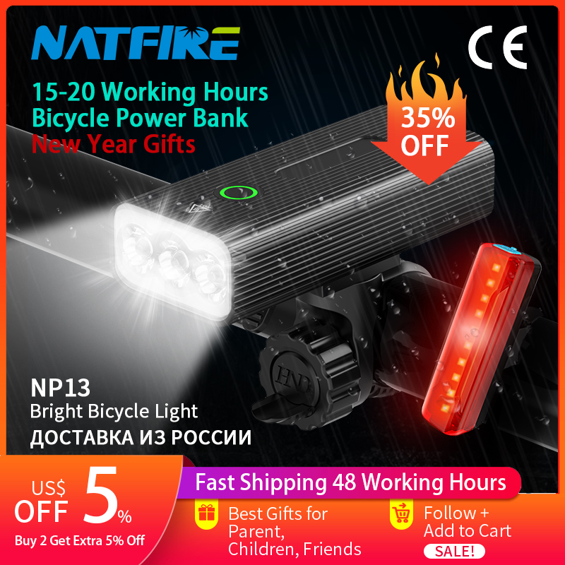NATFIRE NP13 bisiklet lambası  - Cycling Gear Charging Station incelemesi ve fiyatı