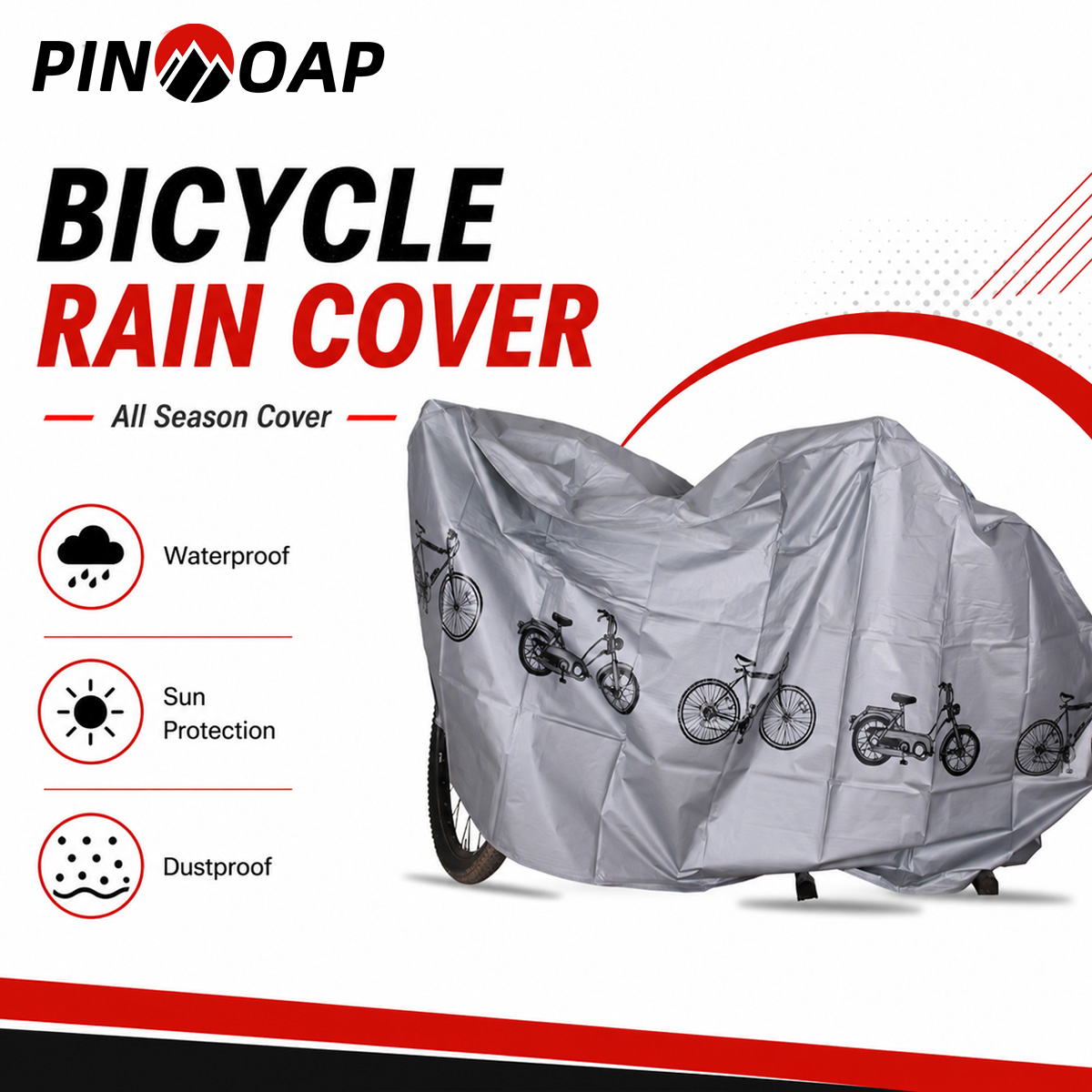 PINMOAP Evrensel Bisiklet Yağm - Cycling Gear Storage incelemesi ve fiyatı