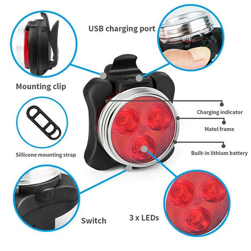 Bisiklet Far Kuyruk Işık Açık  - Cycling Gear Charging Station incelemesi ve fiyatı