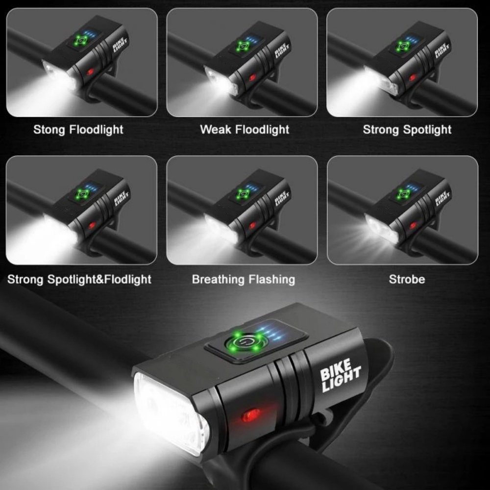 Bisiklet ışığı T6 LED ön USB ş - Cycling Gear Charging Station incelemesi ve fiyatı