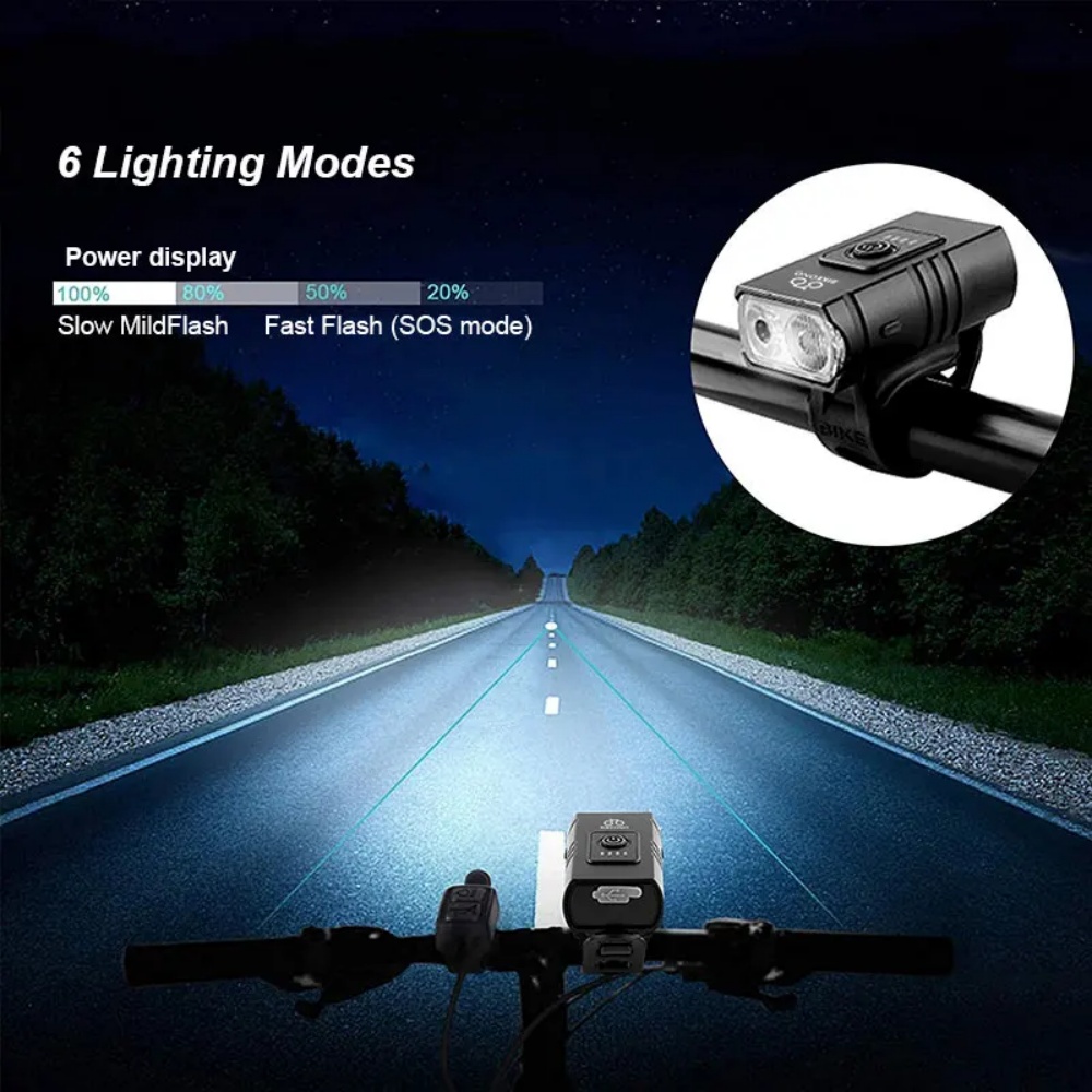 Bisiklet ışığı T6 LED ön USB ş - Cycling Gear Charging Station incelemesi ve fiyatı