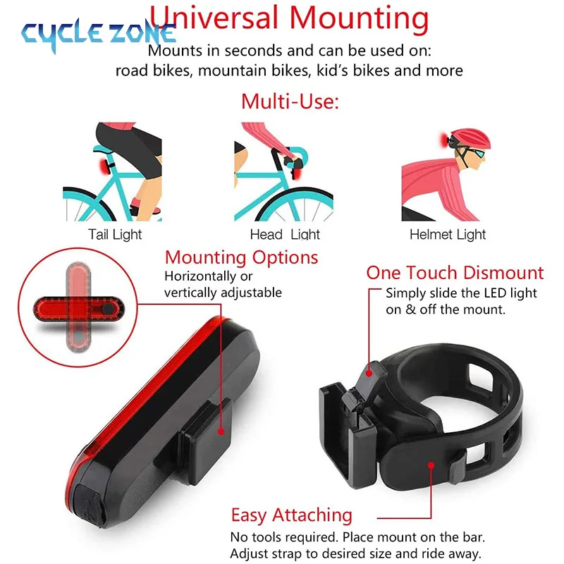 Bisiklet kuyruk işık USB şarj  - Cycling Gear Charging Station incelemesi ve fiyatı